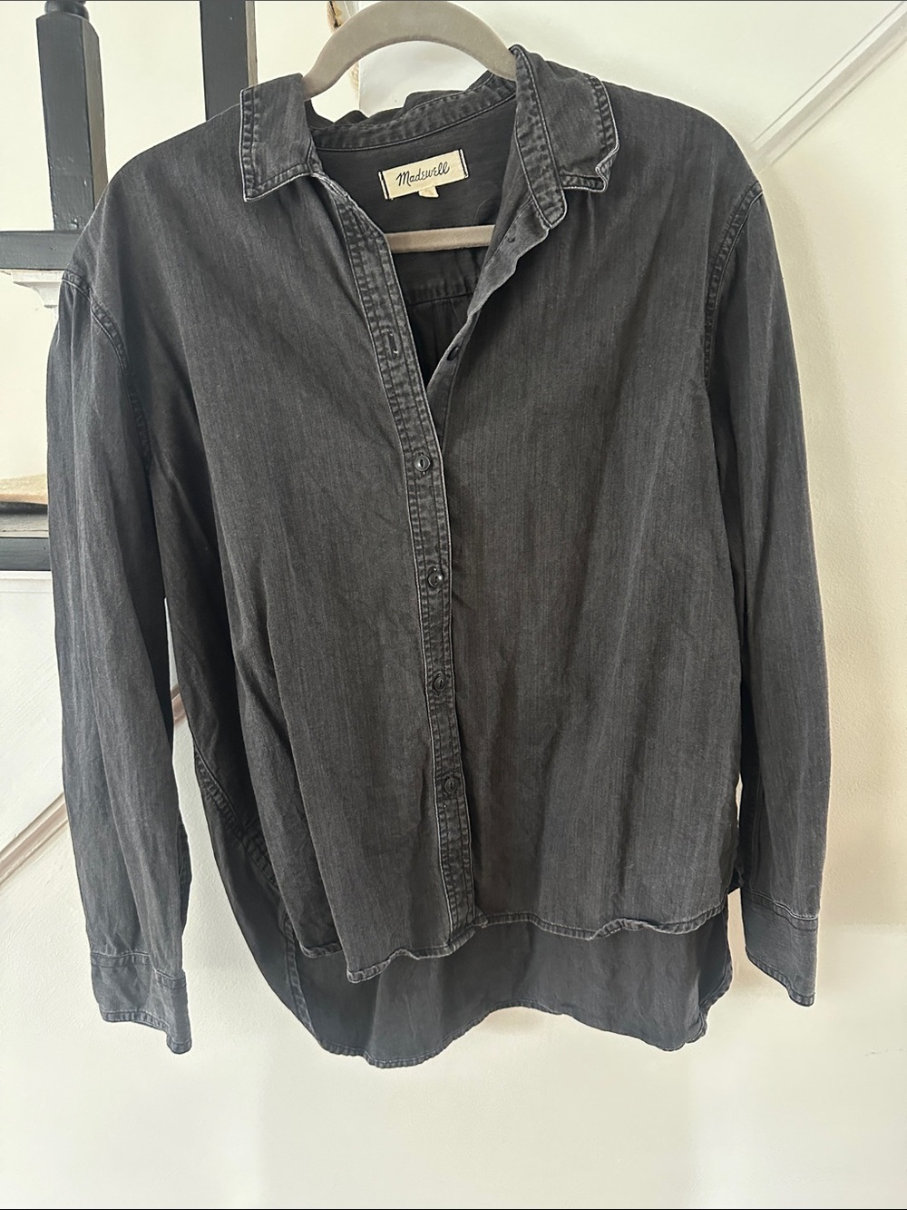 Madewell Charcoal Button-Down Shirt